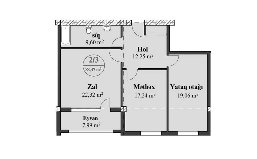 2 OTAQ (88.47 m2)